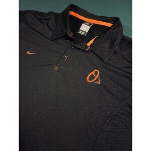 Nike Baltimore Orioles Dri Fit MLB Collection Polo Shirt 3XL Performance